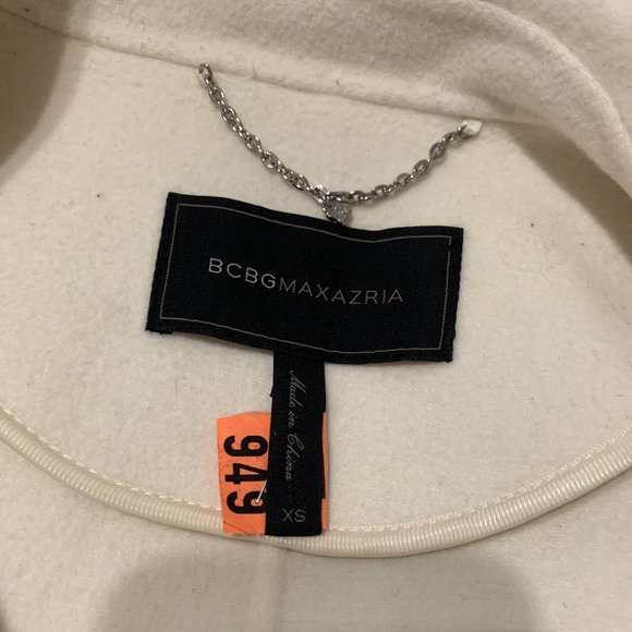 BCBGMaxAzria White Belted Coat - Picture 12 of 13